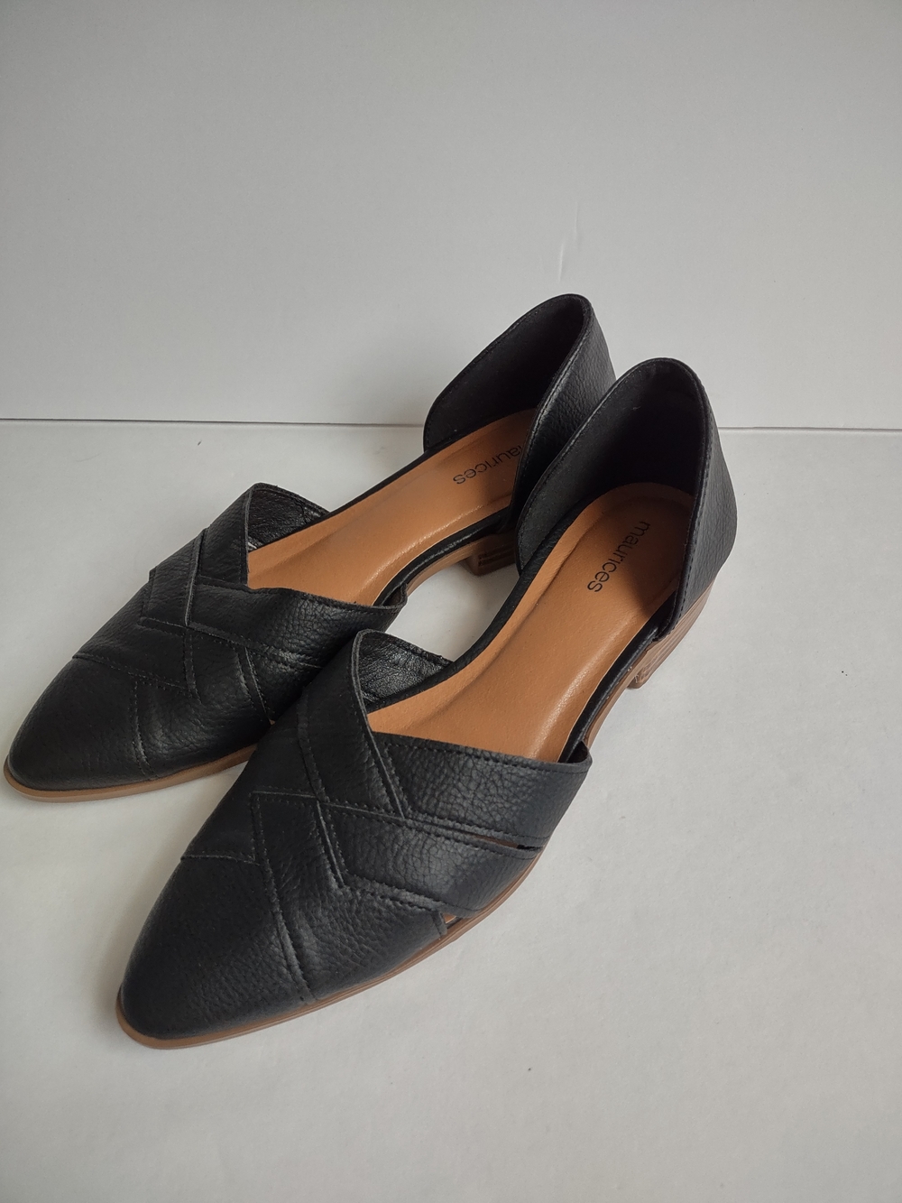 Black Women's D'Orsay Flats Black